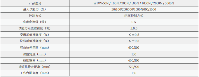 WDW-S數(shù)顯式電子萬能試驗機(單臂式)